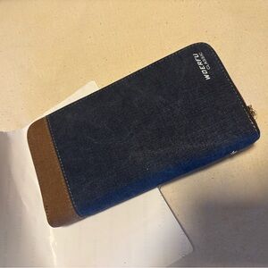 Blue and Brown Wallet